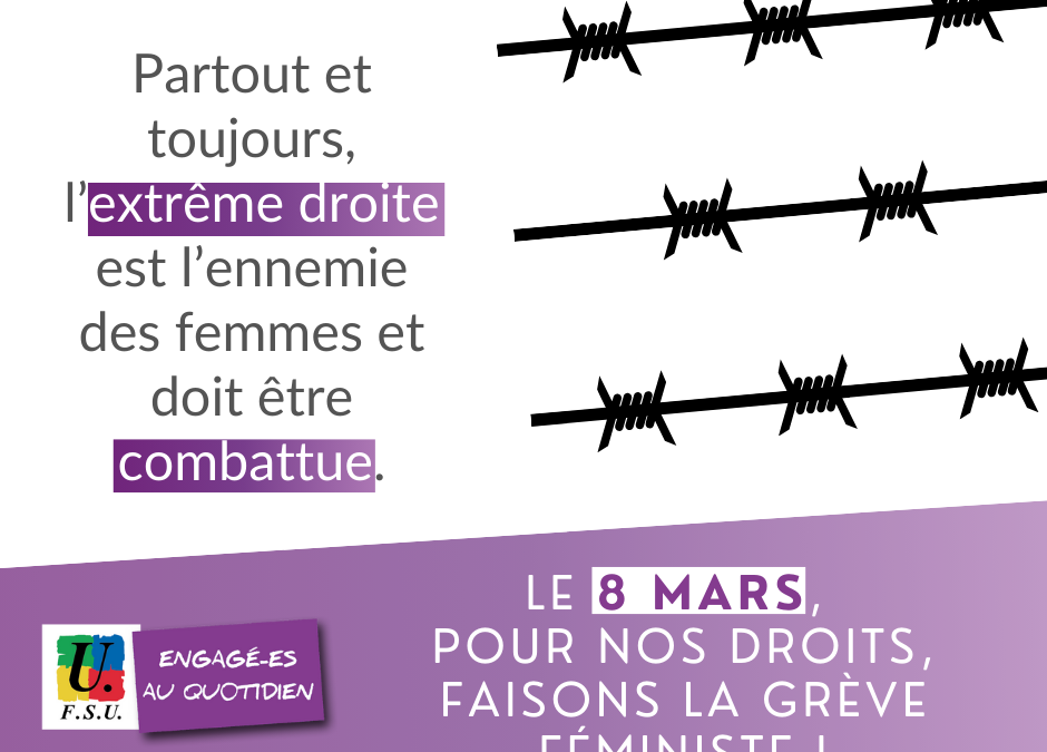 8 mars, journée internationale du droit des femmes